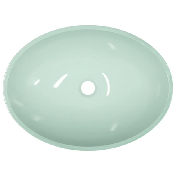 Lavabo de vidrio blanco 50x37x14 cm M 5