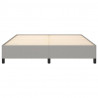 Estructura de cama gris claro tela 180x200 cm 5