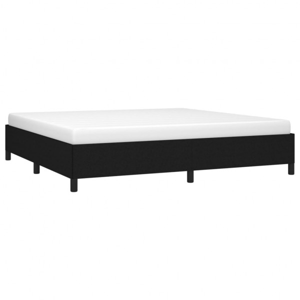 Estructura de cama tela gris claro 200x200 cm M 3
