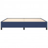 Estructura de cama de tela gris taupe azul 200x200 cm 5