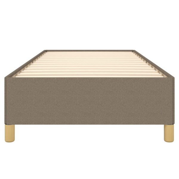 Estrutura de cama sem colchão 80x200 cm tecido cinzento M 5