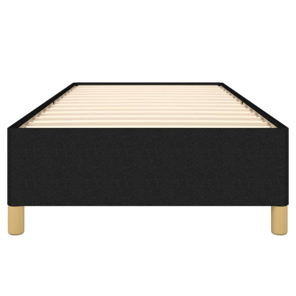 Estrutura de cama sem colchão 90x190 cm tecido preto M 5