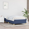 Estrutura de cama sem colchão 90x190 cm tecido azul 1