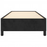 Estrutura de cama 80x200 cm veludo preto 5