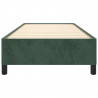 Estructura de cama de terciopelo verde 90x200 cm 5