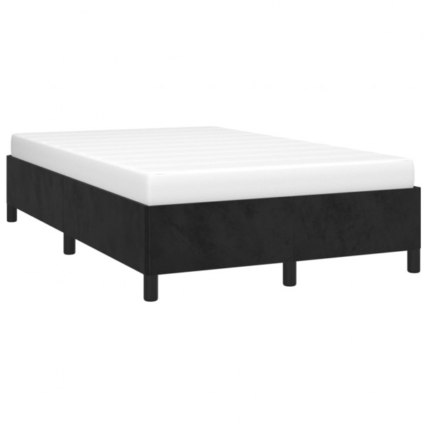 Estructura de cama de terciopelo negro 120x200 cm M 3