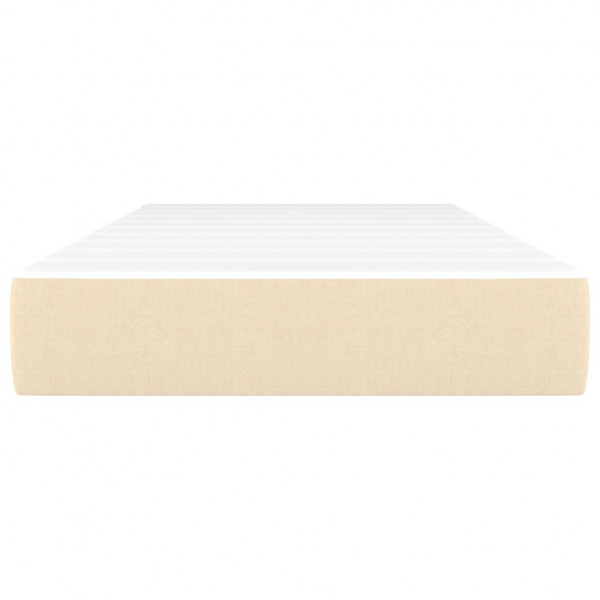 Colchón de muelles ensacados tela color crema 100x200x20 cm M 3