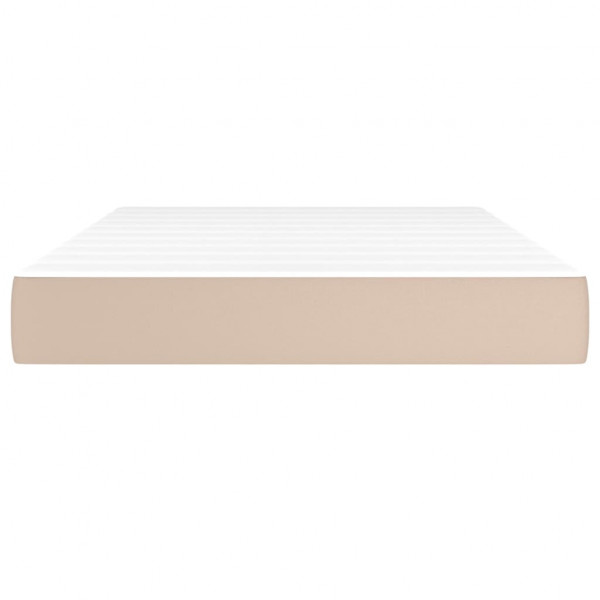 Colchón de muelles ensacados cuero sintético 120x200x20 cm M 3