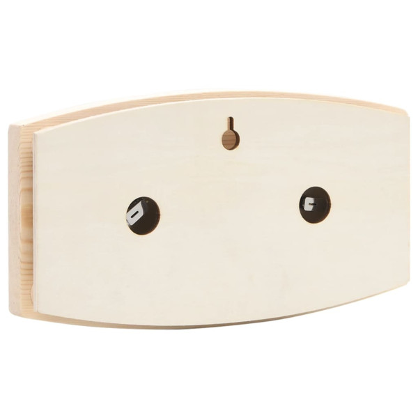 Higrotermógrafo y reloj de arena para sauna 2 en 1 madera pino M 5