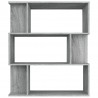 Estantería/Biombo madera contrachapada gris Sonoma 80x24x96 cm 3