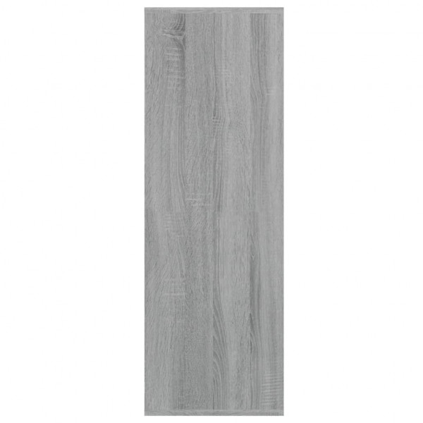 Mueble zapatero madera contrachapada gris Sonoma 54x34x100.5 cm M 5