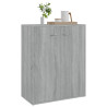 Aparador de madera contrachapada gris Sonoma 60x30x75 cm 4