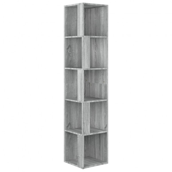 Mueble esquina madera contrachapada gris Sonoma 33x33x164.5cm M 2