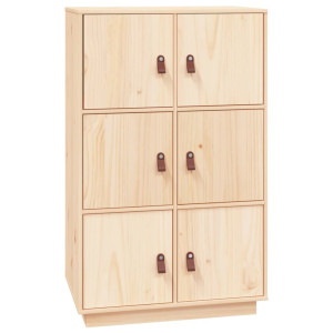 Aparador de madera maciza de pino 67x40x108.5 cm H
