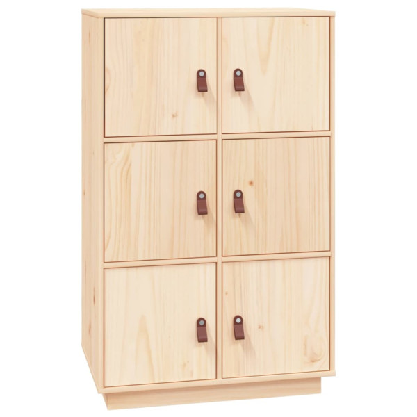 Aparador de madera maciza de pino 67x40x108.5 cm M 2