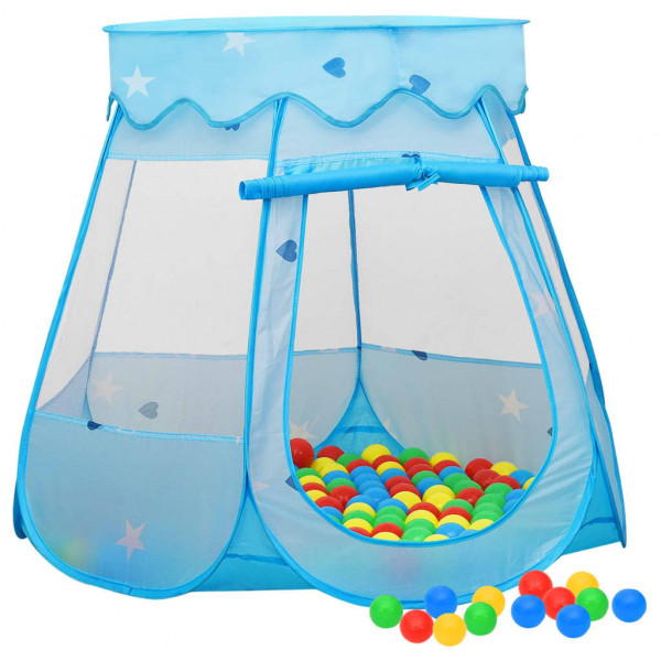 Tienda de juegos para niños azul 102x102x82 cm D