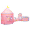Tenda de brincar infantil 301x120x128 cm rosa 3