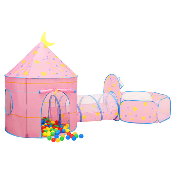 Tenda de brincar infantil 301x120x128 cm rosa M 4