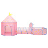 Tenda de brincar infantil 301x120x128 cm rosa 5