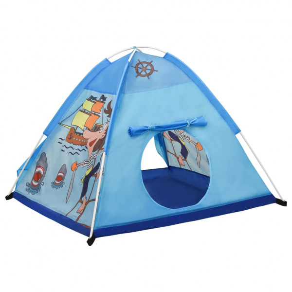 Tenda de brincar infantil 120x120x90 cm azul M 4