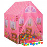 Tenda de brincar infantil 69x94x104 cm rosa 3