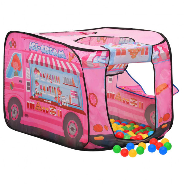 Tienda de juegos para niños rosa 70x112x70 cm M 3