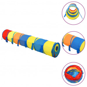 Túnel de brincar infantil 245 cm poliéster multicor H
