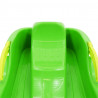 Trineo con frenos polipropileno verde 87x40x18 cm 5