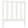 Cabeceira de cama 95x4x100 cm pinho maciço branco 2