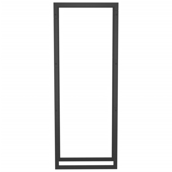 Suporte para lenha 50x28x132 cm aço preto mate M 3