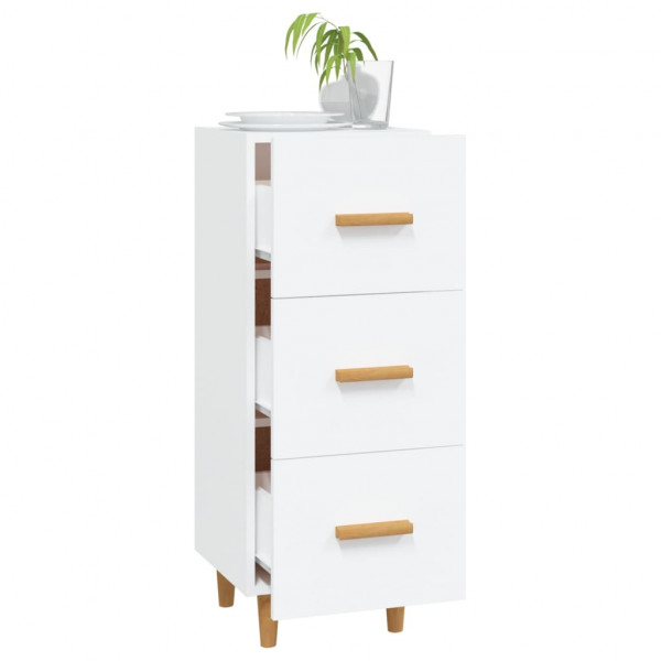 Aparador 34.5x34x90 cm madeira processada branco M 4