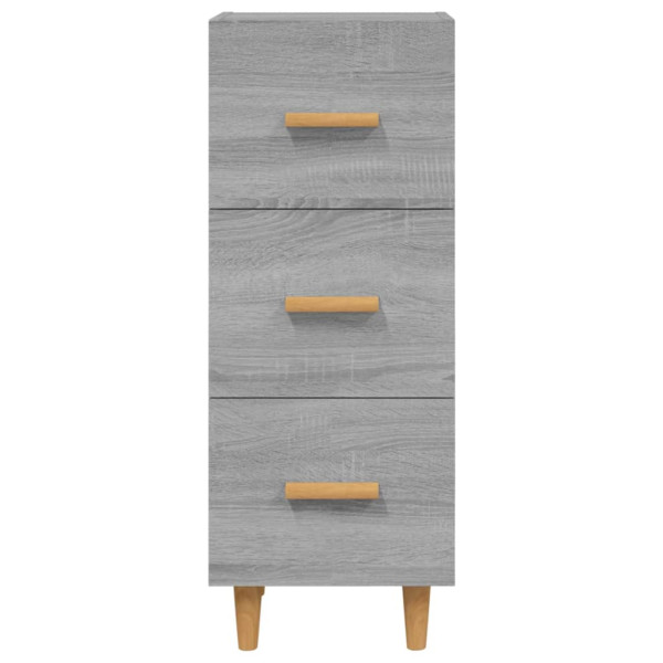 Aparador madera de ingeniería gris Sonoma 34.5x34x90 cm M 5