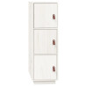 Aparador alto madera maciza de pino blanco 34x40x108.5 cm 2