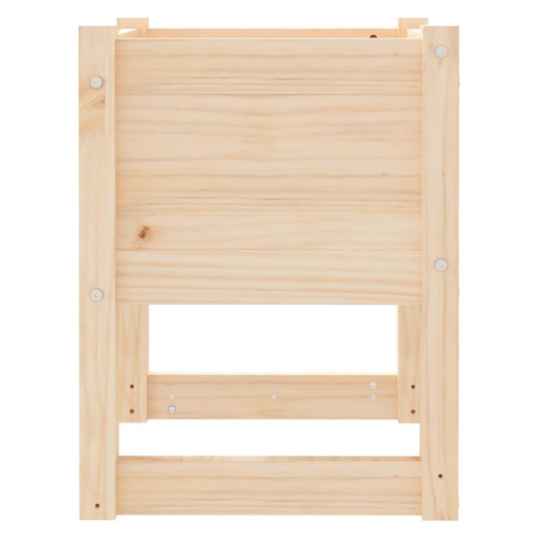 Jardinera de madera maciza de pino 40x40x52.5 cm M 5