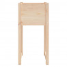 Jardinera 2 unidades madera maciza de pino 40x40x81 cm 5