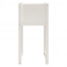 Jardinera madera maciza de pino blanco 40x40x81 cm 4