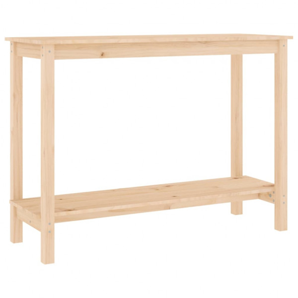 Mesa consola madera maciza de pino 110x40x80 cm M 2