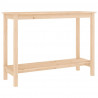 Mesa consola madera maciza de pino 110x40x80 cm 2