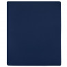 Lençol ajustável 180x200 cm algodão jersey azul marinho 1