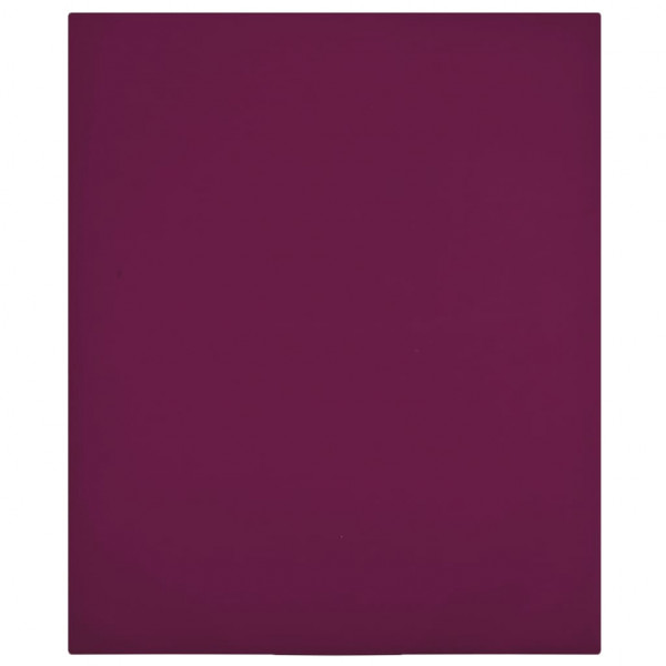 Sábanas bajeras jersey 2 uds algodón burdeos 160x200 cm D