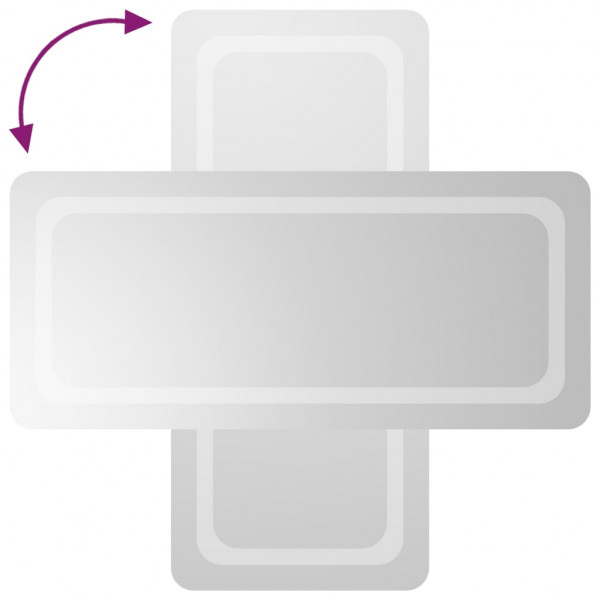 Espelho de banheiro com LED 40x90 cm M 4