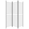 Biombo divisor de 3 paneles de tela blanco 150x180 cm 4