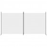 Divisória/biombo com 2 painéis 348x180 cm tecido branco 3