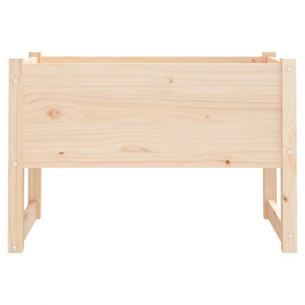 Jardinera de madera maciza de pino 78x40x52 cm M 4
