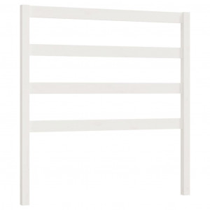 Cabeceira de cama 95x4x100 cm pinho maciço branco H