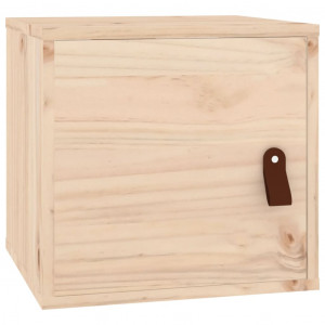 Armario de pared de madera maciza de pino 31.5x30x30 cm H