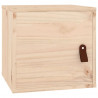 Armario de pared de madera maciza de pino 31.5x30x30 cm 2