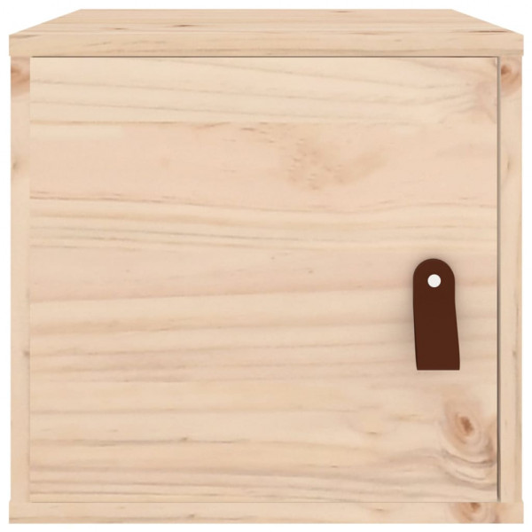Armario de pared de madera maciza de pino 31.5x30x30 cm M 3