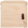 Armario de pared de madera maciza de pino 31.5x30x30 cm 3