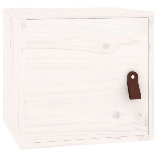 Armario de pared de madera maciza de pino blanco 31.5x30x30 cm M 2